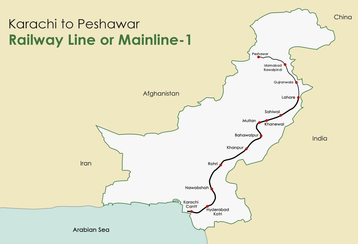 1 November: ML-I project would cost $10B and upgrade and dualise Pakistan Railways track from Peshawar to Karachi